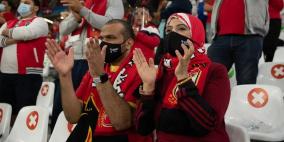 مشجع أهلاوي كفيف يشاهد مباريات كأس العالم للأندية في الاستاد