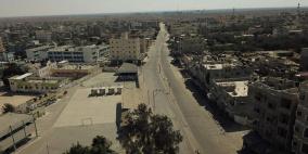 غزة: إغلاق الصالات والأسواق ومنع حركة المركبات