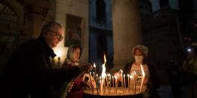 صور .. الكنائس المسيحية تحتفل بـ "سبت النور"
