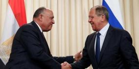 مصر وروسيا تؤكدان أهمية القضية الفلسطينية وضرورة دفع عملية السلام