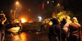 الاحتلال يقمع مسيرة في نابلس ومواجهات برام الله وجنين
