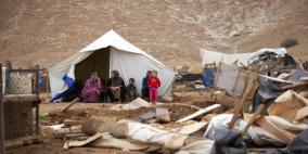 الاحتلال يُخلي عائلات بالأغوار ويستولي على خيام شرق نابلس