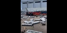 فيديو.. لحظة استهداف المقاومة ميناء إسدود ومحطة الغاز