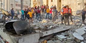  انتشال جثامين 9 شهداء بينهم طفلة من تحت الأنقاض في خانيونس وغزة