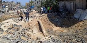 سلطة المياه: استهداف البنية التحتية في غزة جريمة خطيرة