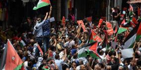 آلاف الأردنيين يتظاهرون اسنادا للمقاومة ونصرة لشعبنا