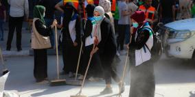 "حنعمرها" أكبر حملة تطوعية لتنظيف مدينة غزة من الركام