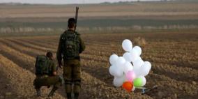 هل تخفي اسرائيل إطلاق بالونات حارقة من غزة تجنبًا للتصعيد؟