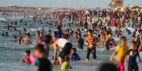 إنقاذ 4 فتيات من الغرق في بحر غزة