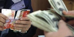 العملات.. صرف الدولار مقابل الشيكل اليوم 