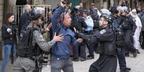 4 إصابات بينهم صحفية إثر قمع الاحتلال مؤتمر صحفي في القدس