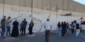 فيديو: الاحتلال يعتدي على فعالية لرسم صور شهداء في أبو ديس
