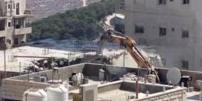 الاحتلال يهدم مدرسة قيد الانشاء في ضاحية السلام بالقدس