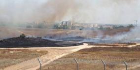 اندلاع حرائق في مستوطنات غلاف غزة بفعل بالونات حارقة