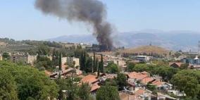 شاهد: سقوط صاروخين قرب مستوطنة على حدود لبنان