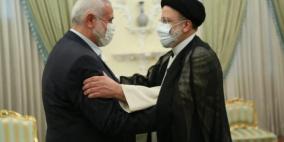 هنية يجتمع بالرئيس الإيراني الجديد