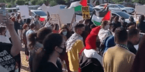 تظاهرة لمنع سفينة إسرائيلية من تفريغ حمولتها في فلوريدا