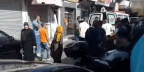 فيديو: إصابة فتاة جراء سقوط قطعة حديدية على رأسها برام الله