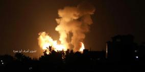 طائرات الاحتلال تشن غارات على قطاع غزة