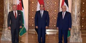 بدء أعمال القمة الثلاثية بين الرئيس ونظيره المصري وملك الأردن