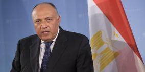 مصر تدعو إسرائيل للعمل بالمسار التفاوضي مع الفلسطينيين