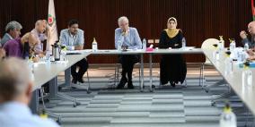 لجنة الانتخابات تجتمع مع ممثلي الفصائل في الضفة الغربية