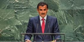 أمير قطر: العالم يتحمل مسؤولية تحقيق تسوية عادلة للقضية الفلسطينية