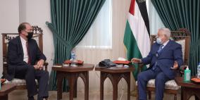 تفاصيل اجتماع الرئيس عباس برئيس البنك الدولي في رام الله