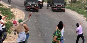 بالصور والفيديو: عشرات الإصابات خلال مواجهات مع الاحتلال في الضفة