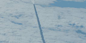 صورة ناسا تدهش المغردين.. صاروخ يخترق السحاب