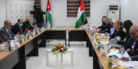 فلسطين والأردن تبحثان سبل زيادة حجم التبادل التجاري