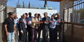 افتتاح مشروعي خزان مياه وتأهيل حديقة عامة في قرية العقبة