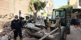 مصرع 3 أفراد من عائلة بانهيار مبنى في القاهرة