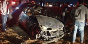النقب: إصابتان إحداهما خطيرة في حادث انقلاب سيارة