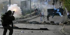 إصابات بالاختناق في مواجهات مع الاحتلال في بلدة الخضر