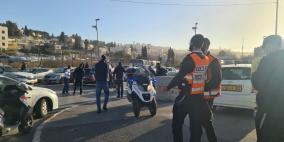 "محدث" بالفيديو: إصابة جراء عملية طعن بالشيخ جراح واعتقال المنفذة