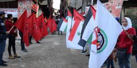 عرس وطني في مخيم اليرموك احتفاء بإفتتاح مقرات "الديمقراطية"
