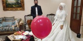 بسبب قيود كورونا.. زواج أردني "افتراضي" يثير الإعجاب