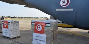 عمان: وصول طائرة مساعدات تونسية هدية للشعب الفلسطيني