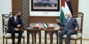 تفاصيل الاتصال الهاتفي بين الرئيس عباس ووزير الخارجية الأميركي