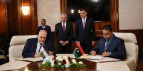 توقيع 5 اتفاقيات.. اشتية يلتقي نظيره الليبي في طرابلس