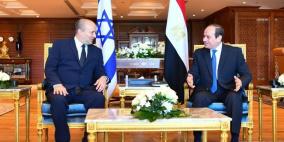 رئيس الوزراء الإسرائيلي يصل القاهرة ويلتقي السيسي