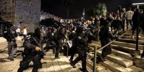 إصابات واعتقالات خلال مواجهات مع الاحتلال في باب العمود بالقدس