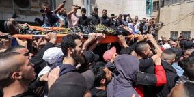 تشييع جثمان الشهيد أحمد السعدي في مخيم جنين