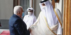 تفاصيل الاتصال الهاتفي بين الرئيس عباس وأمير قطر