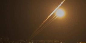 شاهد: إطلاق صاروخين من غزة باتجاه مستوطنات الغلاف 