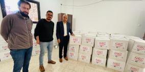 شركة المشروبات الوطنية تختتم حملة توزيع طرود غذائية في قطاع غزة