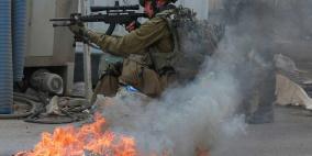 88 إصابة في مواجهات مع الاحتلال بمحافظة نابلس