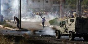 مواجهات مع قوات الاحتلال في مخيم شعفاط