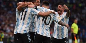 الأرجنتين تحصد كأس "فيناليسيما" بفوز مستحق على إيطاليا
